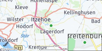 Google Map of Breitenburg