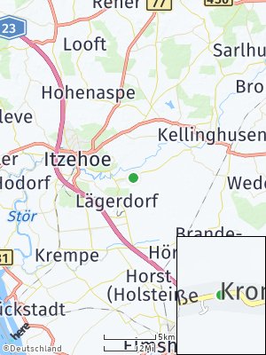 Here Map of Kronsmoor bei Westermoor