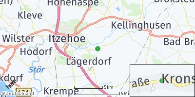 Google Map of Kronsmoor bei Westermoor