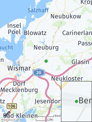 Here Map of Benz bei Wismar