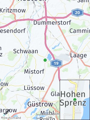Here Map of Hohen Sprenz
