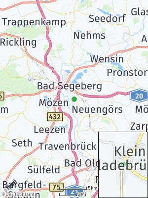 Here Map of Klein Gladebrügge