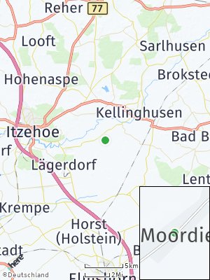 Here Map of Moordiek bei Westermoor