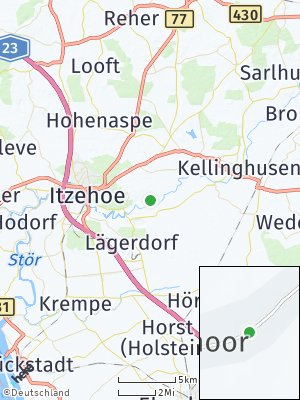 Here Map of Kollmoor bei Itzehoe