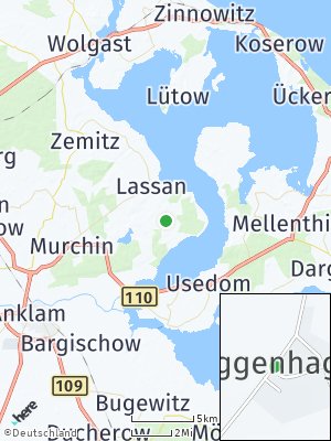 Here Map of Buggenhagen bei Wolgast
