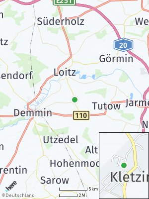 Here Map of Kletzin