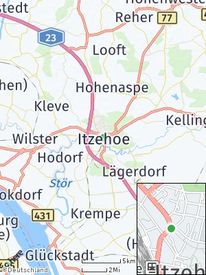 Here Map of Itzehoe