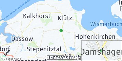 Google Map of Damshagen