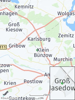 Here Map of Groß Jasedow