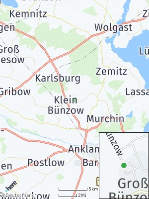 Here Map of Groß Bünzow