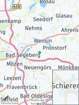 Here Map of Schieren bei Bad Segeberg
