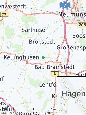 Here Map of Hagen bei Bad Bramstedt