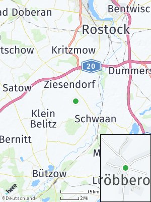 Here Map of Bröbberow