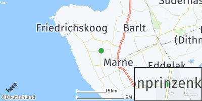 Google Map of Kronprinzenkoog