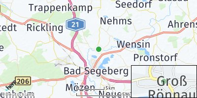 Google Map of Groß Rönnau