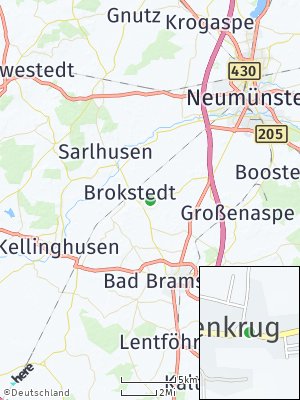Here Map of Hasenkrug bei Brokstedt