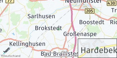 Google Map of Hardebek