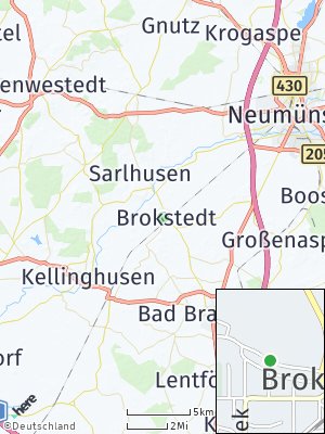 Here Map of Brokstedt