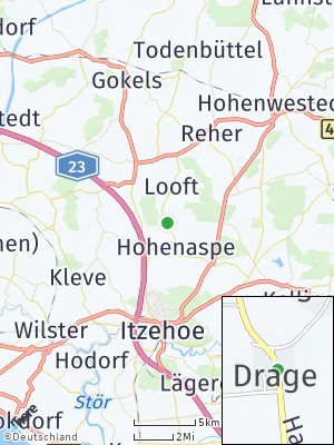 Here Map of Drage bei Hohenaspe