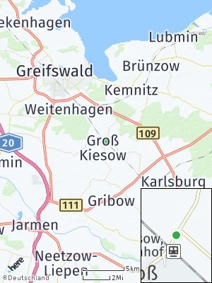 Here Map of Groß Kiesow