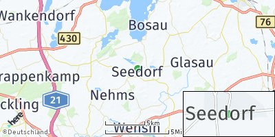 Google Map of Seedorf bei Bad Segeberg