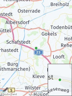 Here Map of Bokhorst bei Schenefeld