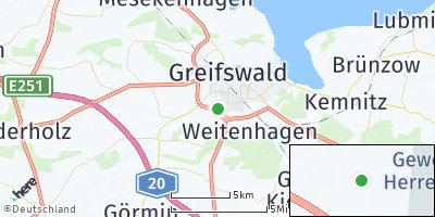 Google Map of Südliche Mühlenvorstadt