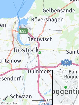 Here Map of Roggentin bei Rostock