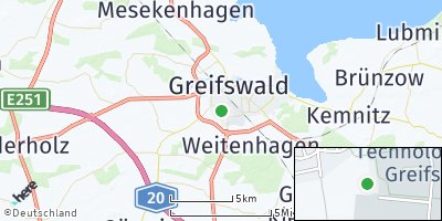 Google Map of Nördliche Mühlenvorstadt