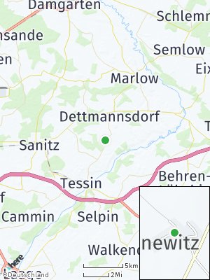 Here Map of Gnewitz bei Rostock