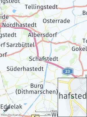 Here Map of Schafstedt