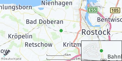 Google Map of Bartenshagen-Parkentin