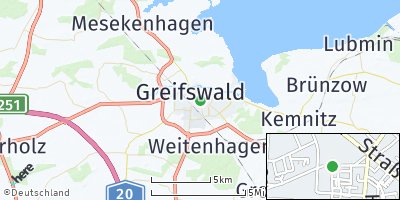 Google Map of Greifswald