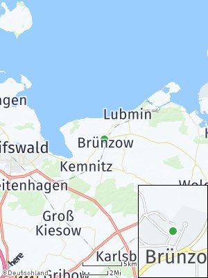 Here Map of Brünzow