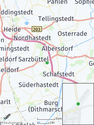 Here Map of Tensbüttel-Röst