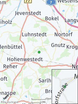 Here Map of Mörel bei Hohenwestedt