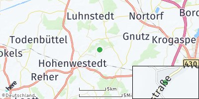 Google Map of Mörel bei Hohenwestedt