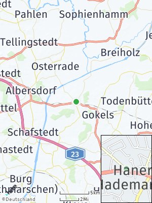 Here Map of Hanerau-Hademarschen