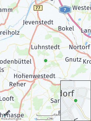Here Map of Nindorf bei Neumünster