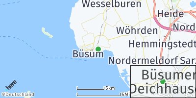 Google Map of Büsumer Deichhausen