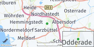 Google Map of Odderade