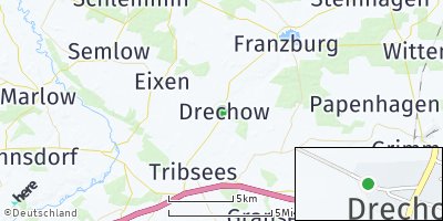 Google Map of Drechow