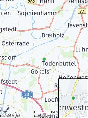 Here Map of Lütjenwestedt