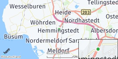 Google Map of Hemmingstedt