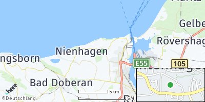 Google Map of Elmenhorst / Lichtenhagen
