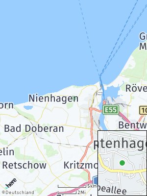 Here Map of Elmenhorst / Lichtenhagen