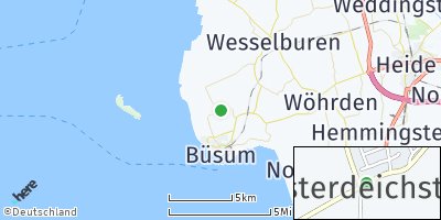 Google Map of Westerdeichstrich