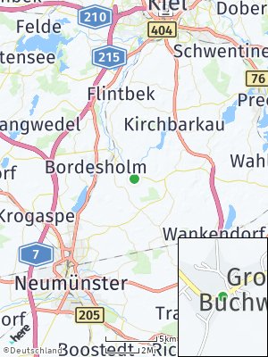 Here Map of Groß Buchwald
