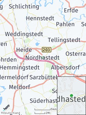 Here Map of Nordhastedt
