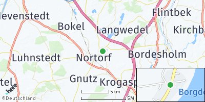 Google Map of Borgdorf-Seedorf